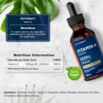 Vitamin A Supplement 5333 IU | 60ml Vegan Liquid Drops | High Strength Retinol Food Supplement | by Horbaach - Image 4