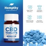 CBD Tablets 1500mg: High Strength Cannabidiol Capsules for Pain Relief, Stress & Anxiety - Vegan, Gluten-Free CBD Capsules, CBD Edibles - CBD Anxiety & Pain - Made from Cannabidiol - Image 3