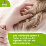 Lindens Zinc Max Tablets - 90 Pack - Provides 300% Nrv Dose, Fortified with Vitamin C & Copper to Contribute Towards Healthy Hair, Skin, Nails, Vision & Hormone Balance - UK Made, Letterbox Friendly - Image 5