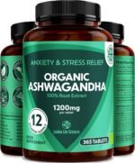 KSM-66 Ashwagandha 2000mg Organic and with Shilajit Root Extract Vegan Higher Bioavailability, Non-GMO (Year Supply, Organic (1200mg)) - Image 3