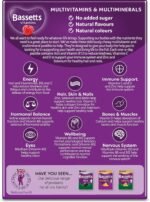 Bassetts Vitamins Woman Multivitamins & Multiminerals Raspberry Flavour 30 Gummy Pastilles - Image 4