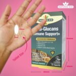 Natures Aid Beta Glucans Immune Support Supplement - Vitamin C, D3, A, Zinc, Selenium, Garlic & Elderberry - Immune System Support for Adults - Vegan, Gluten Free, Non-GMO - 90 Tablets - Image 4