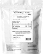 UKHealthHouse Vitamin C + Zinc - 60 Tablets - Immune System Support - High Strength Vitamin C 100mg with Zinc 15mg - VIT C Supplement for Skin & Teeth - Image 3