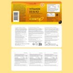 Nutravita Vitamin D3 3000iu & K2 100ug (MK7) – 120 Vitamin D3 K2 Vegetarian Capsules – Supports Normal Bones, Muscles, Teeth and Immune System – Cholecalciferol & Menaquinone-7 - Image 6