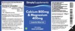Calcium & Magnesium Tablets | Supports Bone Health, Muscle Function & Reduces Tiredness | Vegan & Vegetarian Friendly | 180 Tablets = 6 Months' Supply | GMP Certified & Made in UK - Image 6