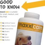 maxxipaws maxxicalm Natural Calming Supplement for Dogs - 60 Non-Drowsy Tablets - Image 4