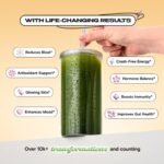 Kiala Nutrition Super Greens, Organic Greens Powder with Spirulina & Chlorella for Digestion, Gut Health, Immunity & Energy, Gluten Free, Vegan, Daily Support for Women, Tropical Splash, 30 Servings - Image 4