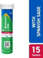 Berocca Mind Effervescent Tablets Including B Vitamins, with Spanish Sage to Support Memory and Mental Performance - 15 Tablets - Berry Flavour - Image 3