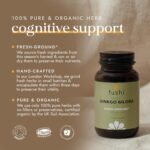 Fushi Organic Ginkgo Biloba Capsules, 60 Caps | Fresh-Ground Whole Food | Memory Boosting Properties | Ethical & Vegan | Made in the UK, Packaging may vary - Image 3