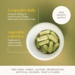 Fushi Organic Ginkgo Biloba Capsules, 60 Caps | Fresh-Ground Whole Food | Memory Boosting Properties | Ethical & Vegan | Made in the UK, Packaging may vary - Image 5