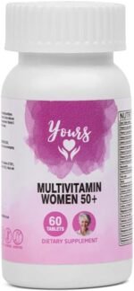 YOURS Women 50 Plus Multivitamin & Mineral Supplement – Energy, Bone Strength, Heart & Immune Support – Vitamins A, C, D3, E, B12, Calcium, Zinc – Non-GMO, Gluten-Free, Easy to Swallow, 2 Month Supply - Image 3