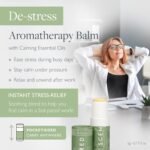 Scentered Aromatherapy Stress Relief Balm Stick - De Stress Essential Oil Roll On for Calm & Relaxation - 100% Natural Stress Reliever - Chamomile, Cedarwood, Rosemary - Stress Relief Gifts for Women - Image 3