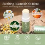 Scentered Aromatherapy Stress Relief Balm Stick - De Stress Essential Oil Roll On for Calm & Relaxation - 100% Natural Stress Reliever - Chamomile, Cedarwood, Rosemary - Stress Relief Gifts for Women - Image 4