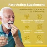 Strength & Spices Anti-inflammatory, Muscle and Joint Care Supplements for Mobility and Recovery, Turmeric Capsules with 28 Powerful Ingredients, Vegan and All-Natural, 1000mg, 60 Capsules, Refill - Image 4