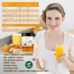 Ginger Shots-60 Servings-Ginger and Turmeric Shot Powder-Drink Supplement with Vitamin C and Zinc-Natural Ingredients, No Added Sugar-Mix with Water, Juice or Tea - Image 5