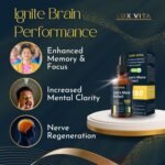 Organic Mushroom Lions Mane Supplement 1180mg Vegan and Non-GMO Extra Strength Liquid Drops for Brain Booster, Immune Support and Nerve Health - Image 3
