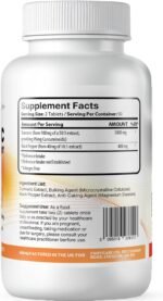 Turmeric Tablets 5000mg with Black Pepper | 95% Curcumin Extract | 180 Easy to Swallow Tiny Turmeric and Black Pepper Tablets | Vegan & Cruelty-Free | Supplements for Men and Women by Nutrivino - Image 3