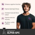 Alpha GPC 600mg x 60 Servings | >99% Pure α-GPC | Lab Tested | Choline Supplement | Nootropic for Brain Support, Focus, Memory, Mood & Energy | 100% Natural & Non-GMO - Image 3