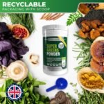 Organic Super Greens Powder | 40 Plant Ingredients for Gut Health | Vegan & Gluten-Free Greens Supplement | 30 Day Supply of Gut Health Powder - Vegetable with Extra Mushrooms - Image 5