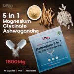 Magnesium Glycinate 5 in 1 Supplement -1800mg as Bisglycinate Citrate & Malate | 384 mg Elemental Magnesium | Ashwagandha & B6 Quality Sleep Muscle Health & Immune Support 90 Vegan Capsules (1) - Image 4