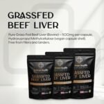 Grass-Fed Beef Liver Capsules | 1000mg Freeze-Dried Bovine Liver | Supports Energy, Immunity, Metabolism & Vitality | 60 Capsules | High Protein Nutrient-Dense Superfood | Non-GMO | Made in UK - Image 3