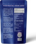 Hair Vitamins for New Moms – Postnatal Hair Growth Support, Scalp Strength & Thyroid Function, Hair Loss Recovery Supplement with Zinc, Iodine & Sea Kelp – 30 Capsules – 1 Month Supply - Image 3