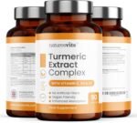 Turmeric Capsules with Black Pepper, Vitamin C, D3 and K2, 90 Count - High Strength Joint Health Supplement for Adults with Active Curcumin Extract Powder - A Natural Herbal Anti Inflammator - Image 6