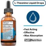 MAX Absorption Liquid L-Theanine Drops | All Natural, Vegan, Alcohol Free, Non-GMO | for Stress Relief, Relaxation, Focus Without Drowsiness | Synergistic with Coffee or Caffeine - Image 4