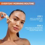 Garnier Vitamin C Brightening Serum for Face, with 4% Vitamin C, Niacinamide & Salicylic Acid, Brightens Skin, Reduces Dark Spots & Evens Skin Tone, Serum 30ml - Image 4