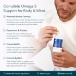 Bettervits Omega 3 Capsules High Strength - 33% EPA & 22% DHA | Omega 3 Fish Oil Nutritional Supplements - Supports Overall Well-Being: Heart, Eye, Skin & Bone Health | 60 Easy-to-Swallow Capsules - Image 3