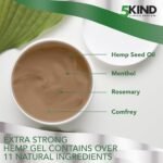 5kind Hemp Active Gel 300ml - High Strength Formula - Natural Hemp Massage Gel for Back, Muscles, Feet, Knees, Neck & Shoulders - Hemp Gel Muscle Rub Rich in Natural Extracts - Image 4