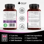 Beauty Hair Skin & Nails Gummies for Hair Growth & Skin Health Biotin 10,000µg- Vegan Chewable Beauty Vitamins Hair Vitamins for Women & Men - GMO Free, No Artificial Colours or Flavours, 60 Gummys - Image 4