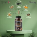 Shilajit 16000mg Complex 5 in 1 with Ashwagandha + Lions Mane | 120 Vegan Capsules - 4 Month Supply | High Strength Pure Himalayan Shilajit | Rich in Fulvic Acid | Made in UK by Shivay Herbals - Image 3