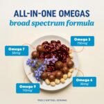 Omega 3 6 9 + Turmeric Curcumin Supplement | EPA & DHA Fish Oil + Turmeric Curcuma | Mobility, Cognitive & Heart Health Support | Triple Omega with Curcumin Supplements | Non-GMO | 60 Softgels - Image 3