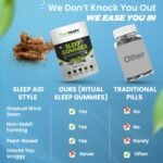 Natural Sleep Support Gummies | Deep Sleep Supplement for Better Sleep Non Habit Forming Formula for Health Sleep Cycle for Men & Women - 60 Count - Image 4