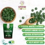 Organic Spirulina Tablets (500 X 500mg) Premium Quality Dietary Superfood | Natural Source of Vegan Protein, Iron & Vitamins | UK Certified Organic, Ideal for Sports Nutrition, Detox & Energy - Image 4