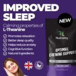 Optimal Evening Sleep Support Supplement | Lemon Balm & Montmorency Cherry Extract with Vitamin B6 & B12 | Restful Nights & Refreshed Mornings for Adults | 60 Vegan Capsules - Image 5