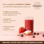 Sevenhills Wholefoods Organic Super Fruit Powder Blend - Superberries - with Acai, Baobab, Acerola and Lucuma, Supports Immunity& Skin Health, Reduce Fatigue, Natural Vitamin C,150g - No Sugar - Image 3