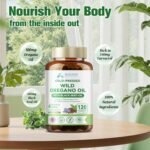 Oregano Oil Capsules, 240mg Carvacrol – 300mg Wild Oil of Oregano per Softgel with 600mg Black Seed Oils for Immune Support & Digestive Health,120 Count (4 Month Supply) - Image 3