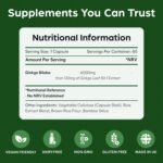 Purolabs Ginkgo Biloba Supplement 6000mg |High Strength 50:1 Ginkgo Biloba Extract | 60 Vegan Capsules for Men and Women | No Fillers | Made in The UK - Image 6