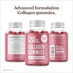 Collagen Gummies by Free Soul | High Strength Marine Collagen Supplement | Advanced Superior Type 1 Hydrolysed Collagen Peptides | Triple Strength Pure Formulation Supplement | 60 Gummies - Image 5
