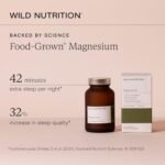 WILD NUTRITION Food-Grown® Magnesium Supplements | Naturally Sourced Pure Magnesium for Sleep, to Support Muscle Recovery and Healthy Bones | 60 Capsules - Image 4