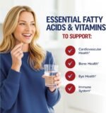 Cod Liver Oil Softgels 1000MG | Omega 3 + Vitamin A & D3 | Wild Caught Cod Liver Oil, Icelandic Sourced & Molecularly Distilled | EPA DHA Omega 3 Supplement for Bone, Eye & Immune Health | 60 Ct - Image 4