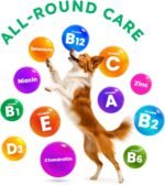 Dog Vitamins and Supplements - 150 Chews - Dog Multivitamin and Minerals - Immune, Digestive & Joint Support, Skin & Coat - Packed with Omega 3s, Glucosamine & Probiotics - Chicken - Image 3