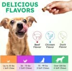 Dog Vitamins and Supplements - 150 Chews - Dog Multivitamin and Minerals - Immune, Digestive & Joint Support, Skin & Coat - Packed with Omega 3s, Glucosamine & Probiotics - Chicken - Image 5