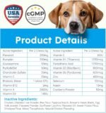 Dog Vitamins and Supplements - 150 Chews - Dog Multivitamin and Minerals - Immune, Digestive & Joint Support, Skin & Coat - Packed with Omega 3s, Glucosamine & Probiotics - Chicken - Image 6
