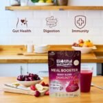Biotiful Gut Health 7 in 1 Meal Booster – 34 Billion CFU Probiotics + Prebiotics | Immunity, Energy & Digestion Support | Vegan, Gluten-Free Superfood Powder | 210g – Strawberry & Goji Berry - Image 4
