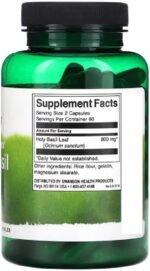 Swanson - Holy Basil Leaf, 400mg | Stress Relief and Immune Support - 120 Capsules - Image 3