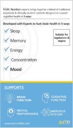 R.YM Nutrition - Ashwagandha KSM 66 - Adaptogen Supplement for Stress, Energy and Anxiety Relief - with L-Theanine, Essential B Vitamins and Reishi Mushroom - 30 Days Supply - Made in The UK - Image 3