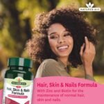 Natures Aid Hair, Skin & Nails Formula – High Potency Support for Growth, Strength & Radiance – Vegan, Gluten-Free, Non-GMO Supplement – Natural Health Supplement – 30 Tablets - Image 3